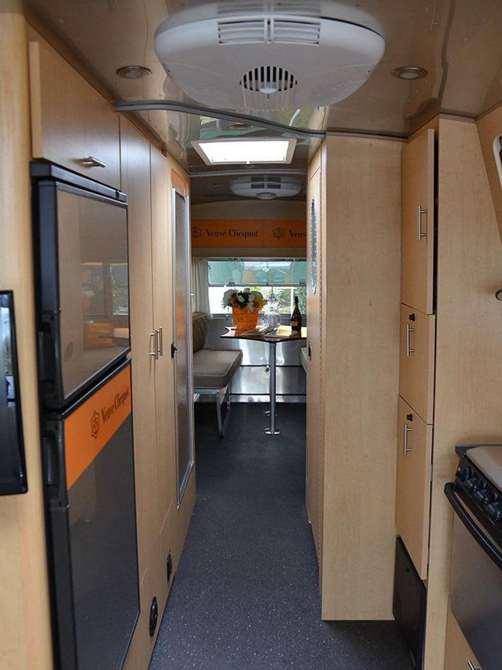 Veuve Clicquot Airstream champagne
