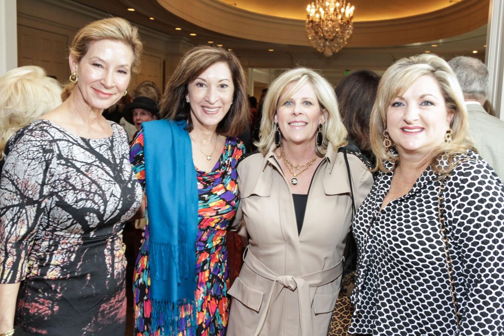 Vicki Kanaly, from left, Juli Eichler, Debbie Kanaly and Debbie Brossman at the MS Society luncheon March 2015