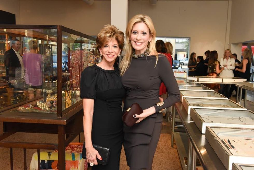 Vicki Rizzo and Mauri Oliver at Recipe for Success Dress for Dinner event with Lucy Sykes