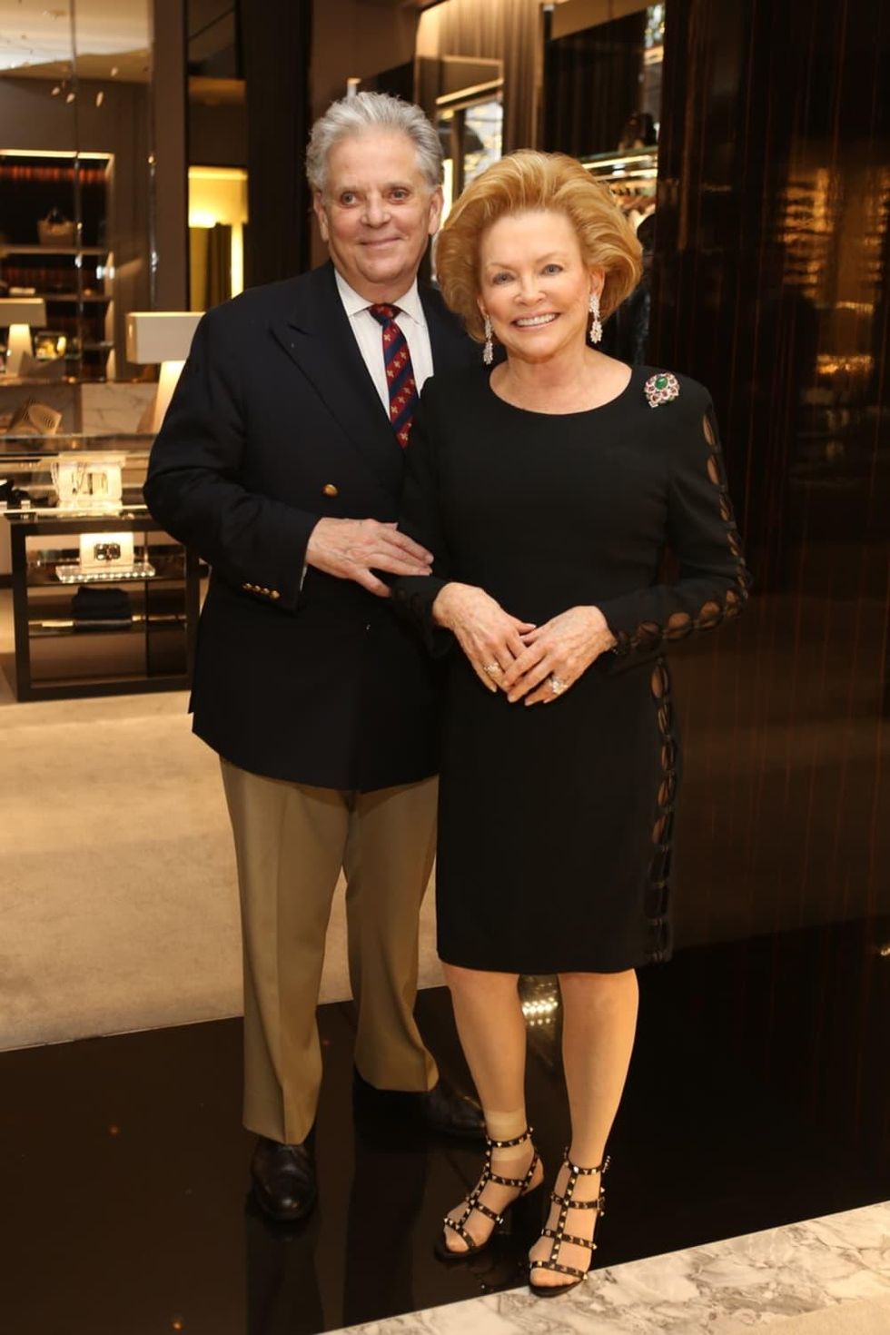 Victor Costa, Jerry Ann Costa at Blue Cure party at Tom Ford