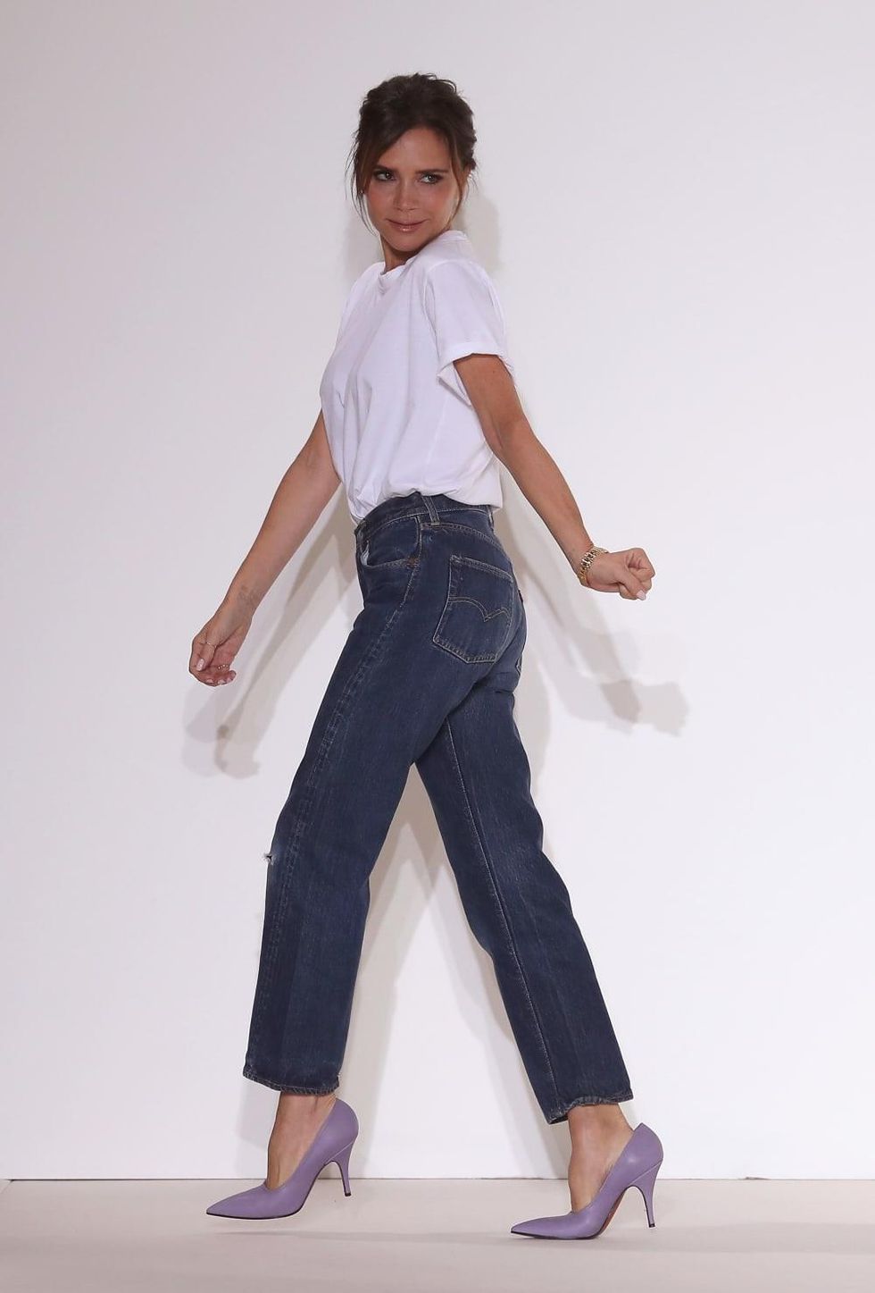 Victoria Beckham takes runway bow New York Fashion Week