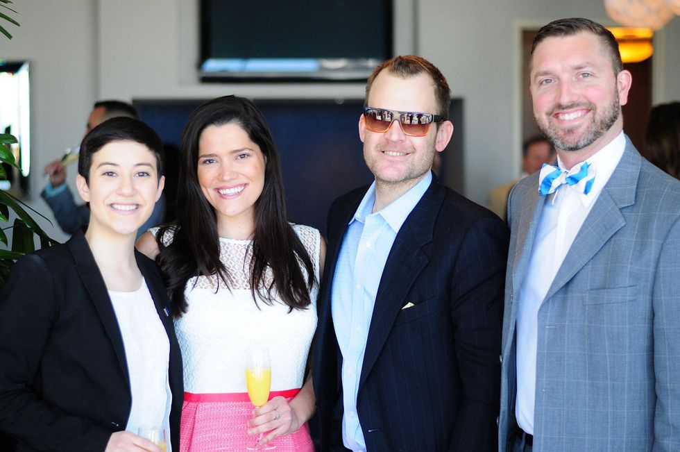 Victory Fund Brunch, March 2013, Ali Lozano, Christina Gorczynski, John Palmer, Ryan Lindsey