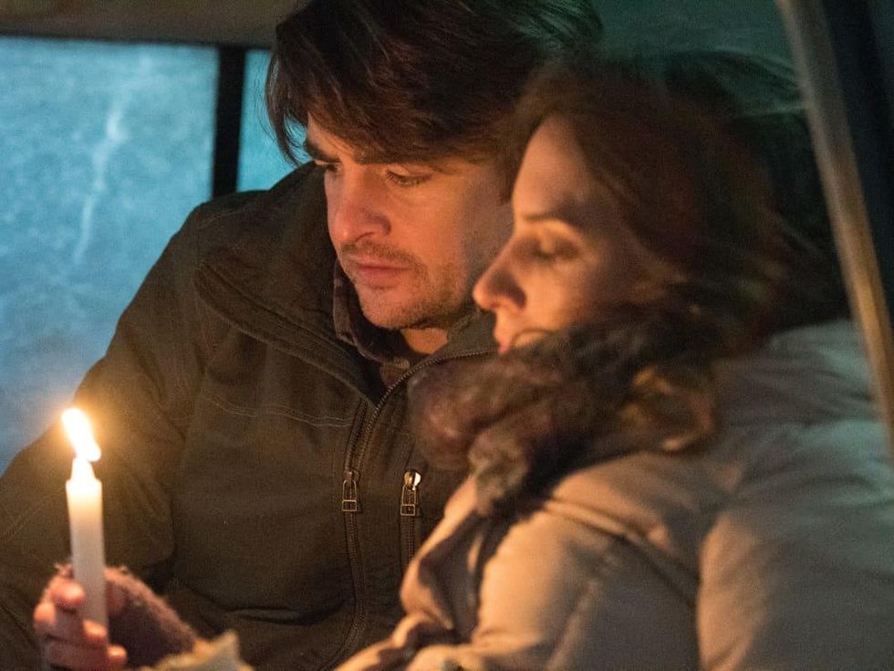 Vincent Piazza and Genesis Rodriguez in Centigrade