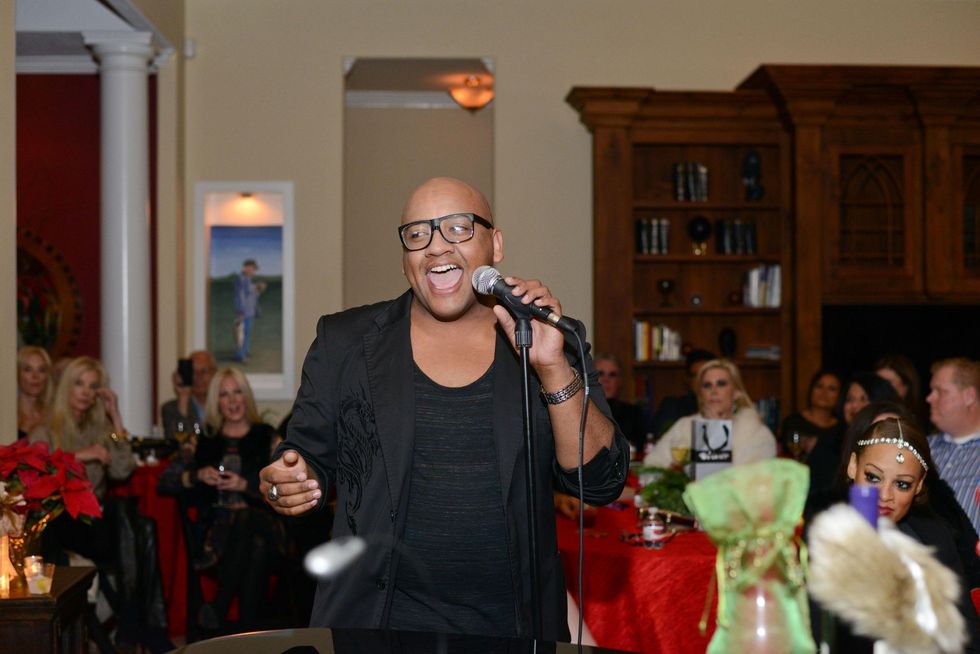 Vincent Powell at Bubba and Mark's Christmas Party December 2014.