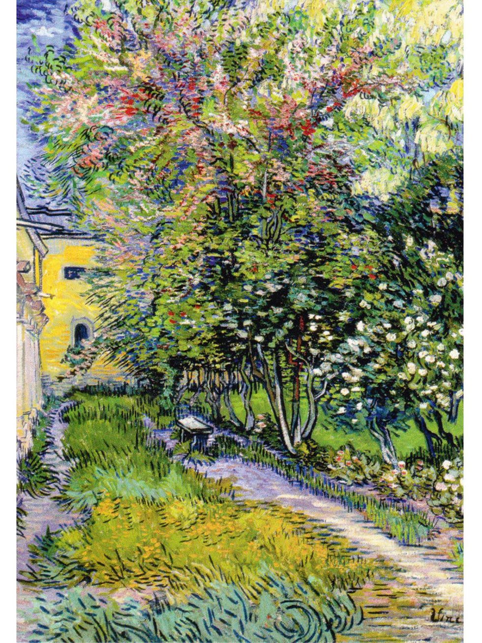 Vincent Van Gogh, Le Jardin de l\u2019hopital Saint-Paul 1889