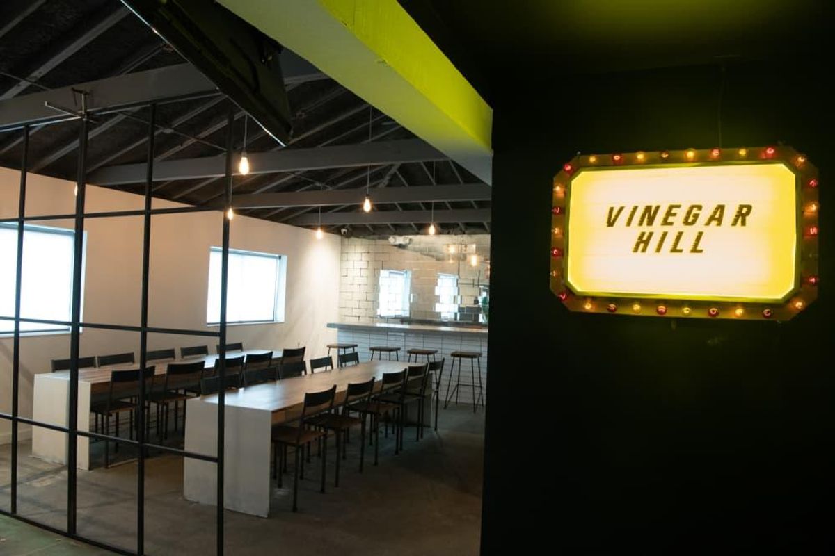Vinegar Hill will be divided into a restaurant and a bar. CultureMap