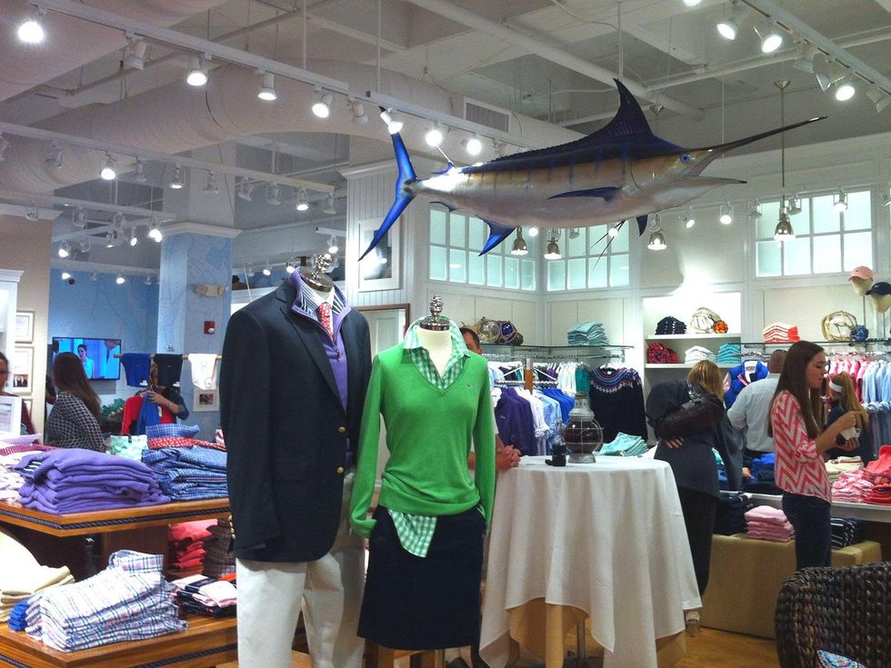 Vineyard Vines store in The Woodlands October 2013