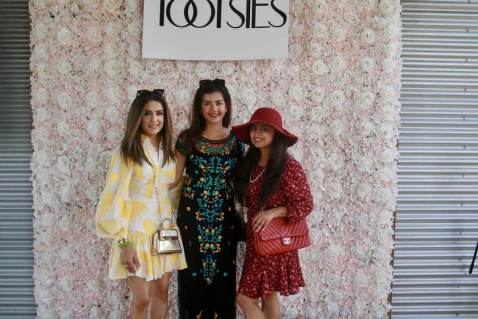 VIP Brunch Lela Rose Hope Farms 2020 Sneha Merchant, Naureen Malik, and Ruchi Mukherjee