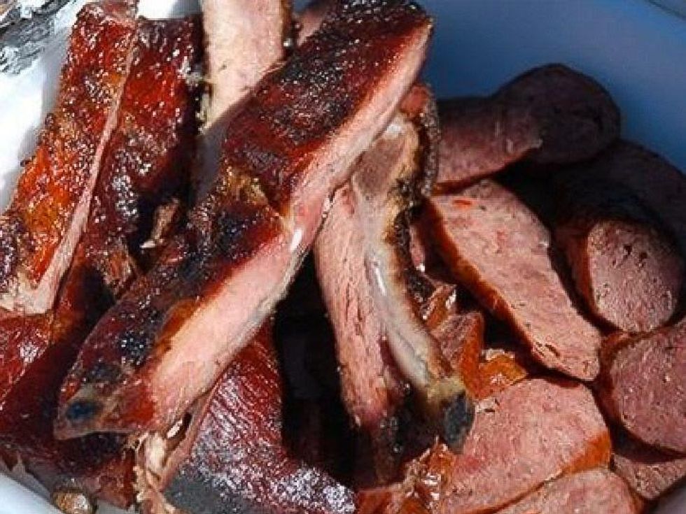 Virgie's Bar-B-Que barbecue RUN FLAT