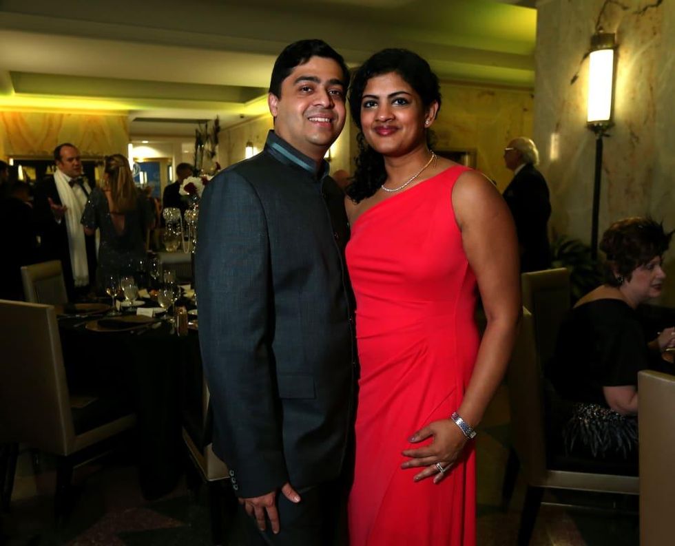 Vivek and Ishwaria Subbiah at the Ars Lyrica "Roaring Twenties" Gala
