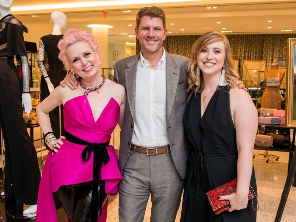 Vivian Wise, Bill Baldwin, Kalyn Oden at Women of Distinction announcement party