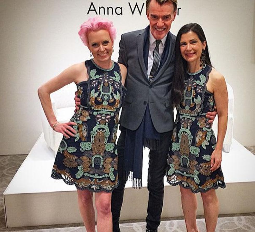 Vivian Wise, Ken Downing, Cynthia Petrello at Neiman Marcus Anna Wintour luncheon