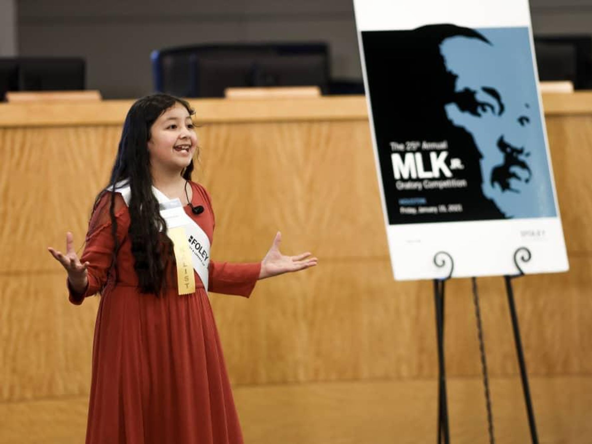 Vivianna Serna MLK oratory competition Houston