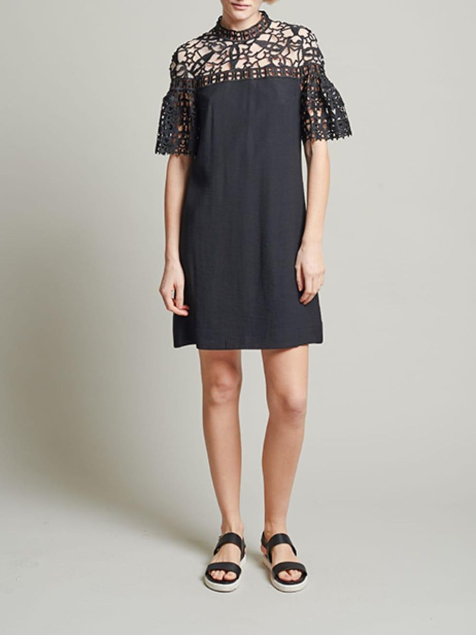 Vivienne Tam Rodeo and panda lace dress