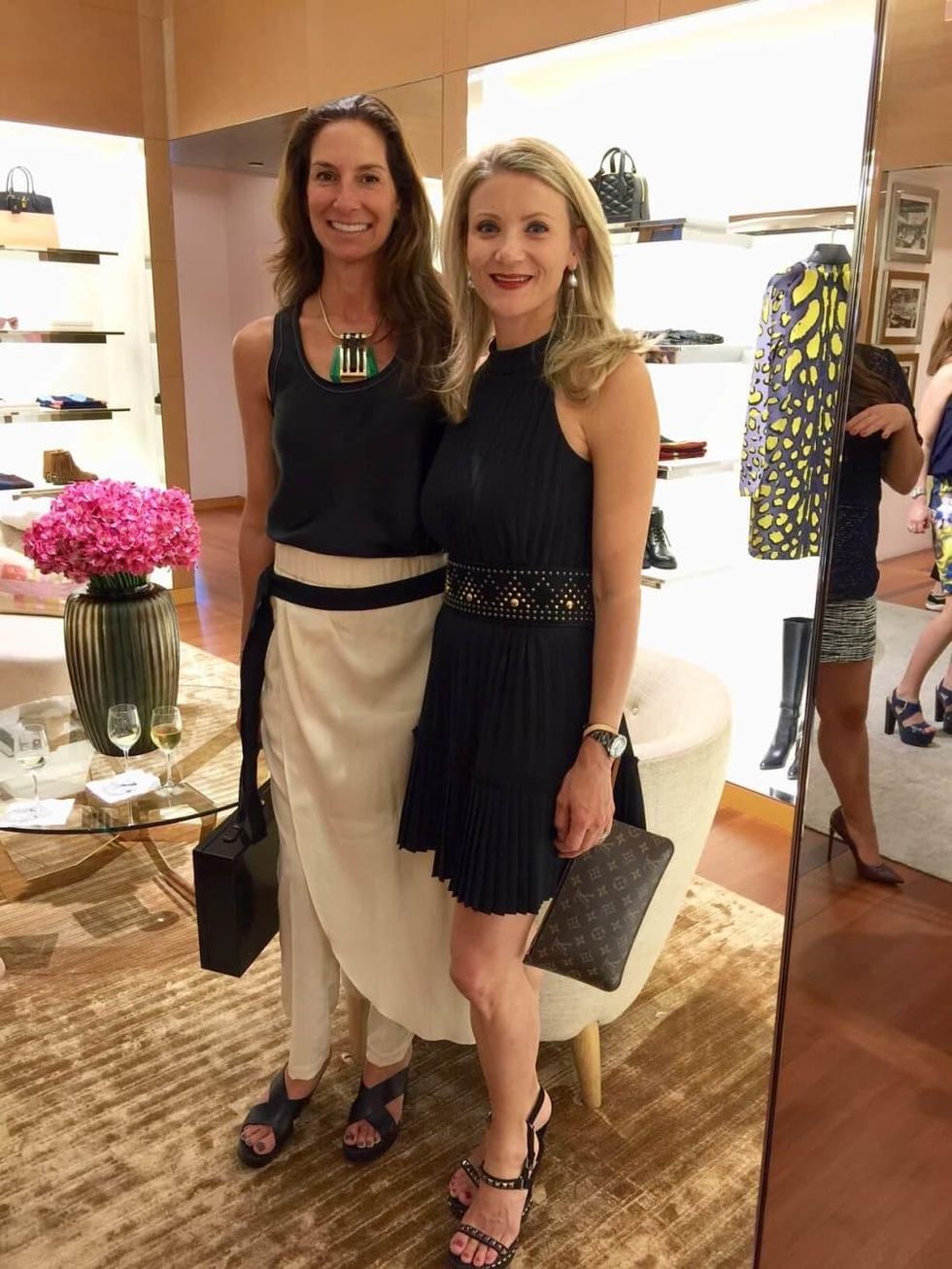 Vogue, Louis Vuitton lunch, 9/26 Lisa Holthouse, Stephanie Cockrell