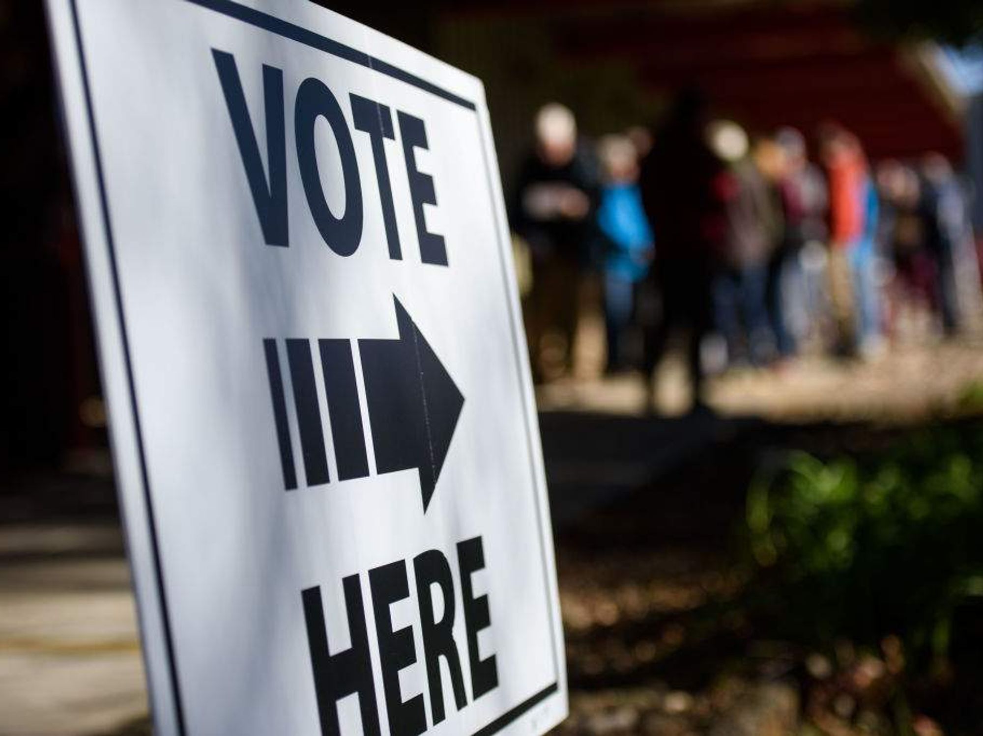 Voting polling station