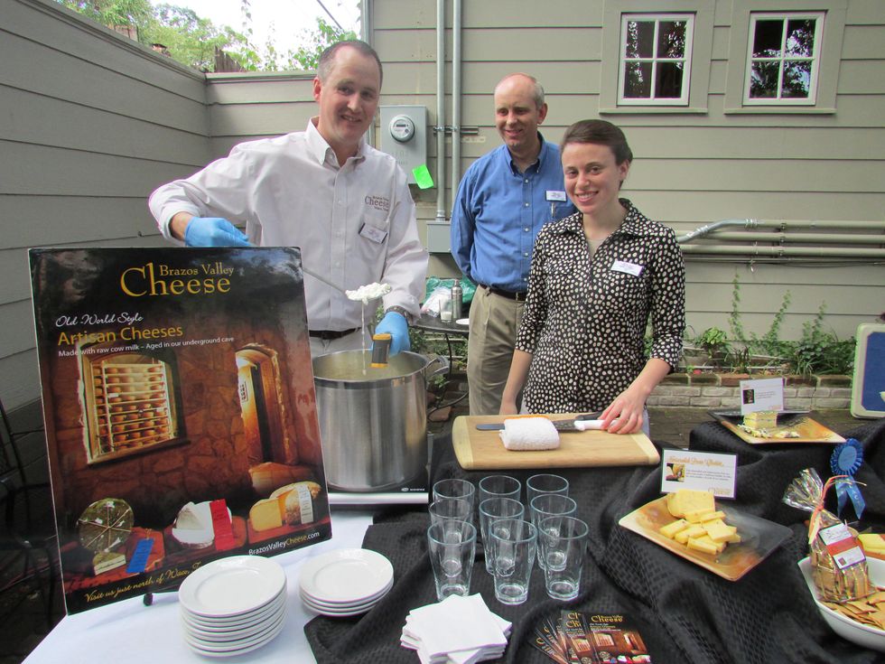 Waco & The Heart of Texas September 2014 September 2014 Brazos Valley cheese with Marc Kuehl, from left, Tim Everett and Abby Stewart