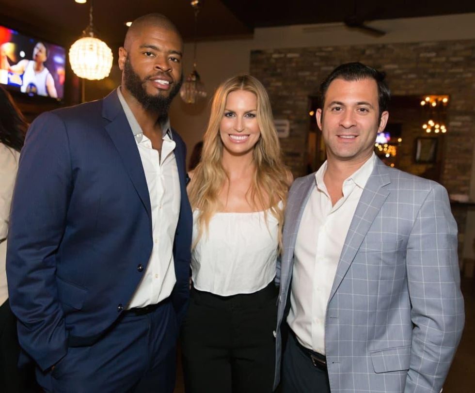 Wade Smith book launch, June 2014, Wade Smith, Blair Bentley, Sergio Marazita