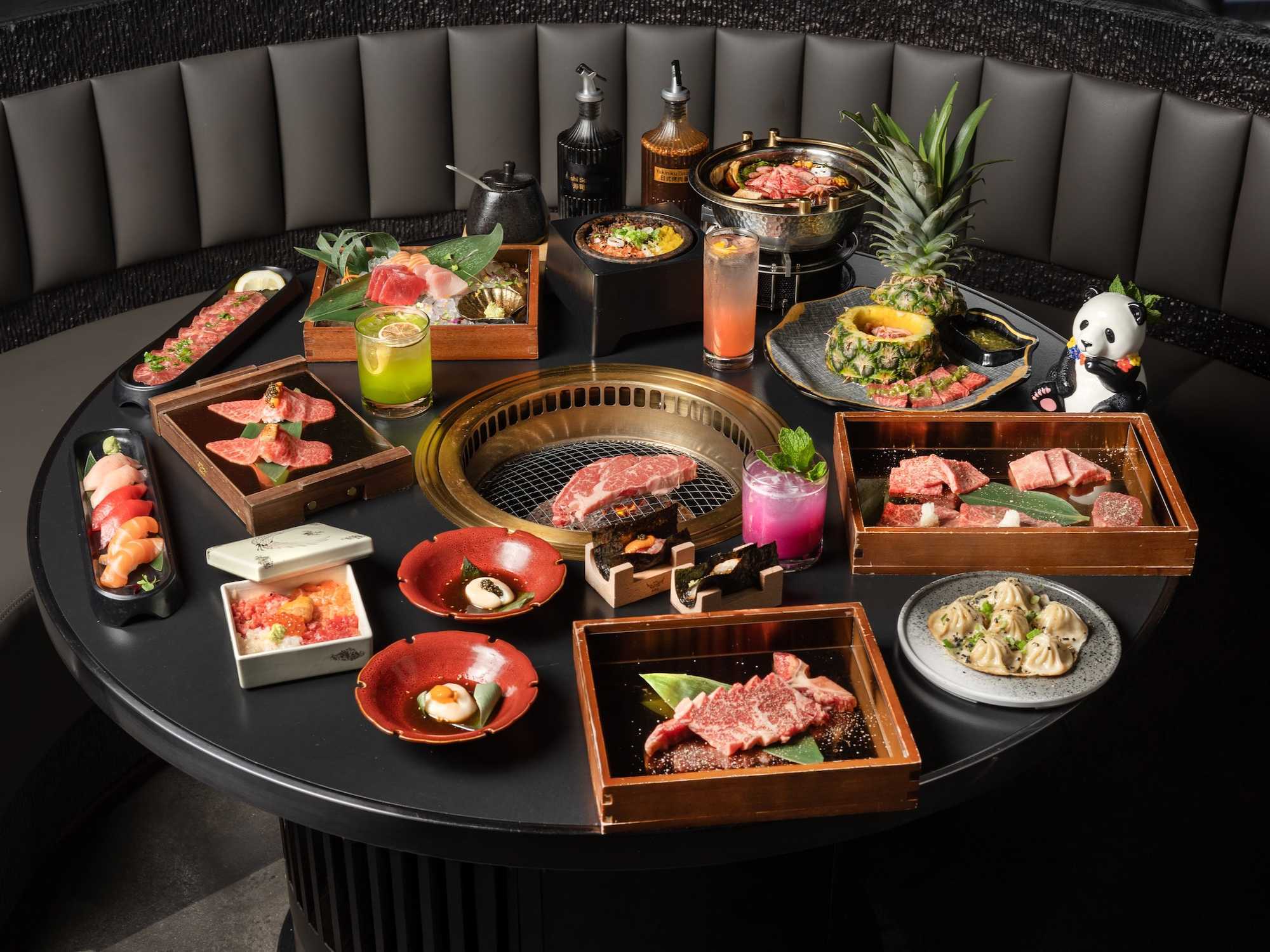 Wagyu House food spread