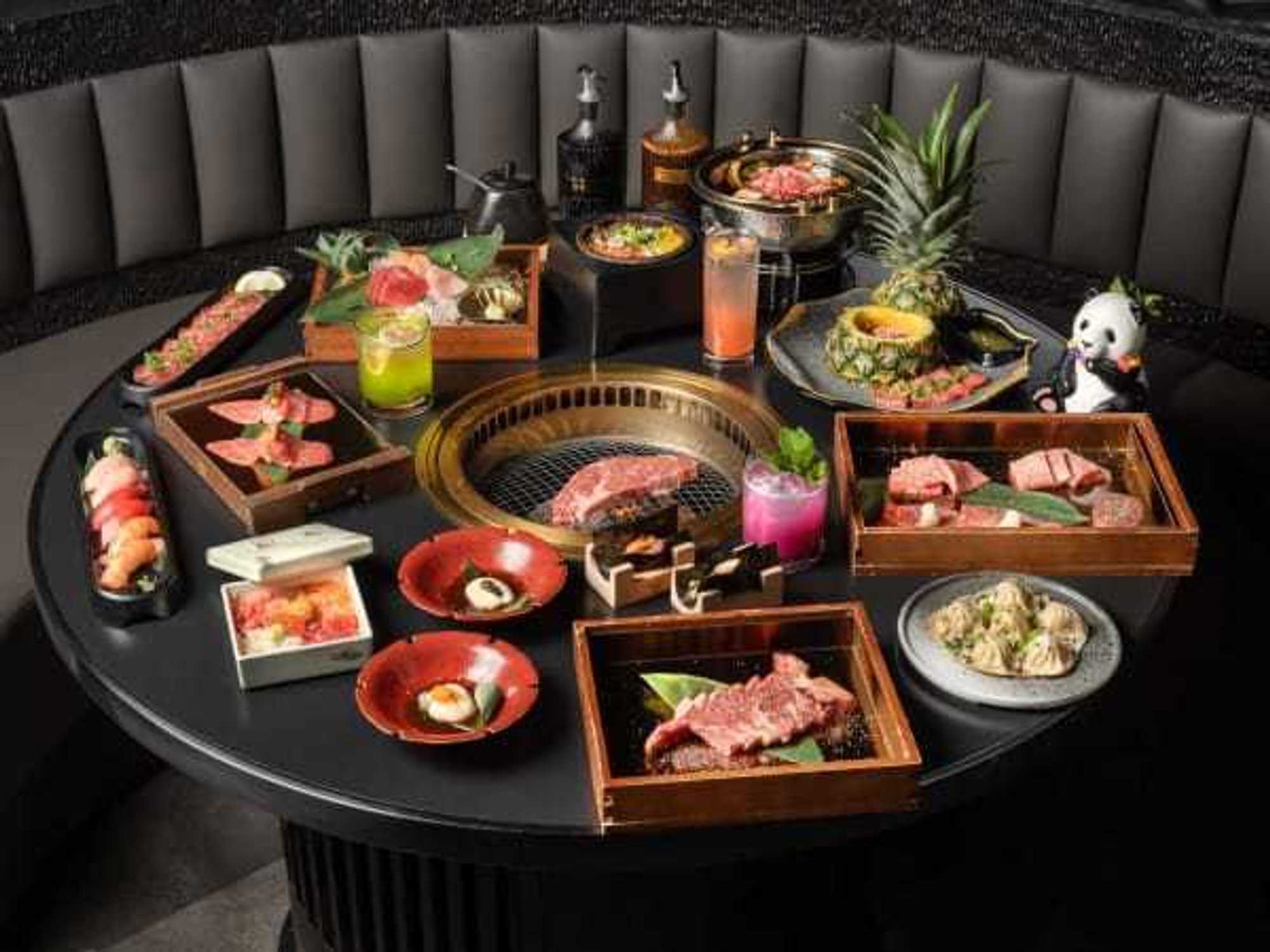 Wagyu House food spread