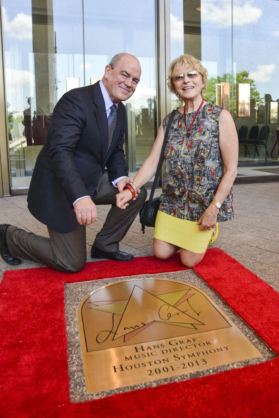 Walk of Fame Gold Star for Hans Graf Margarita Graf May 2013