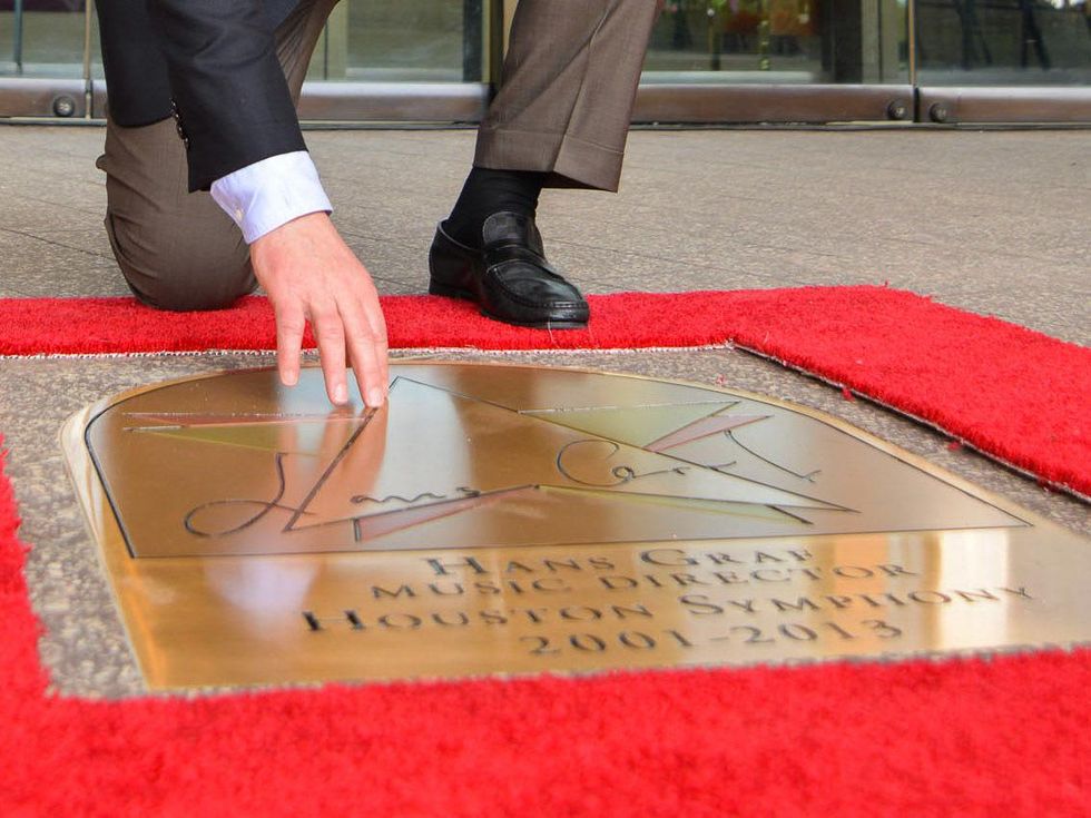 Walk of Fame Gold Star for Hans Graf May 2013