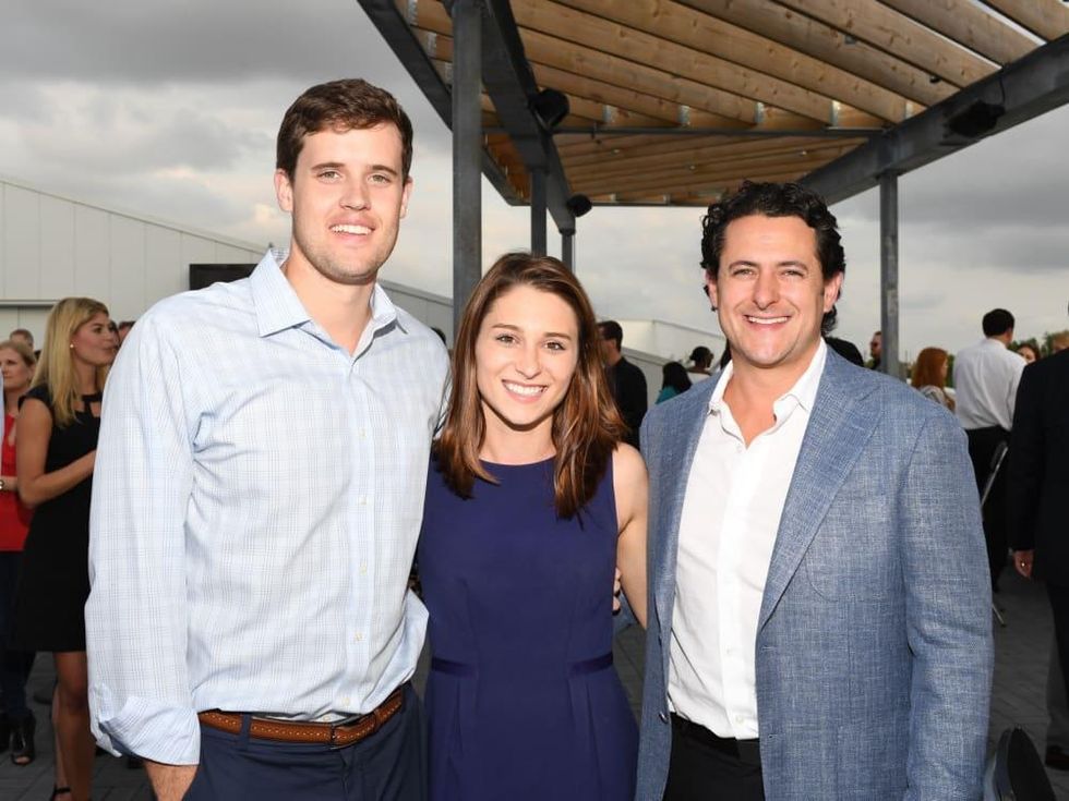 Walker Colt, Morgan Relyea Colt, David Denemburg at Barbara Bush Foundation gala kickoff