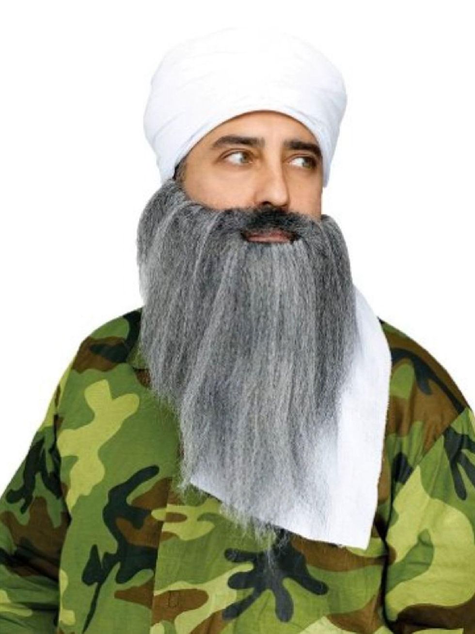 Walmart turban and beard Halloween costume October 2013