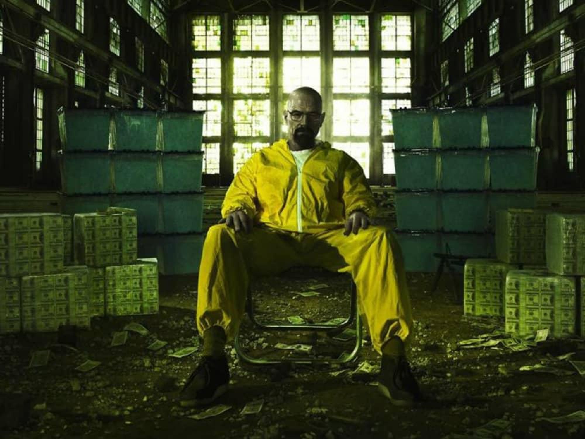 Walter White as Bryan Cranston in Breaking Bad