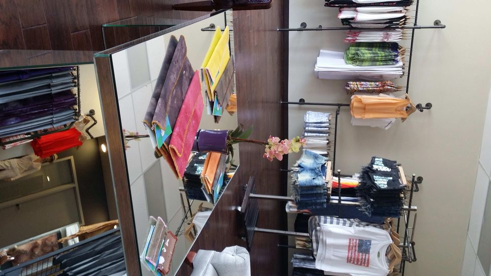 Wardrobe boutique interior