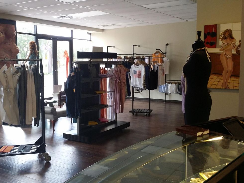 Wardrobe boutique interior