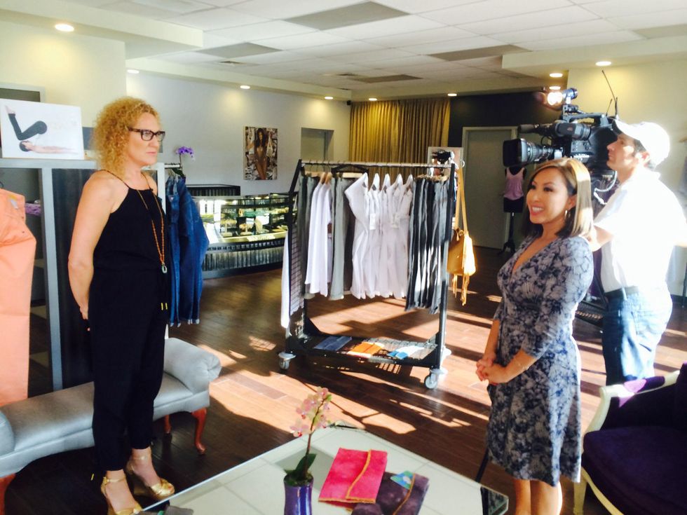 Wardrobe boutique KHOU CultureMap Moment Claire Carmichael-Grant and Lily Jang