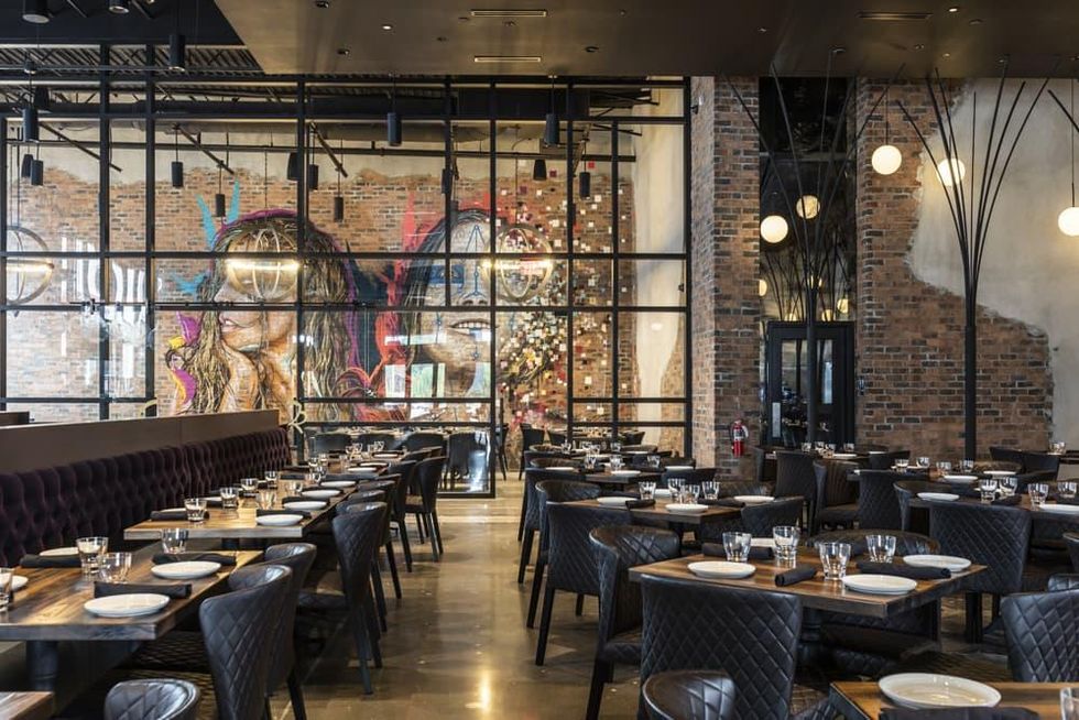 Warehouse 72 interior mural