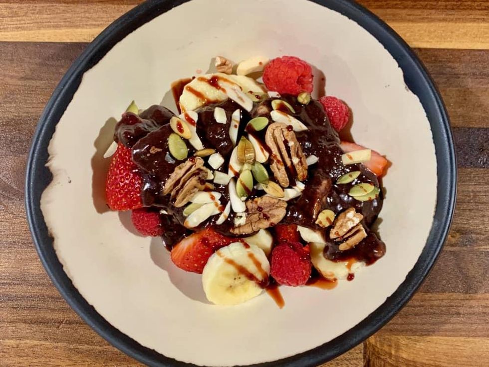 Watever Fresh Bravery Chef Hall Martin Weaver acai fruit bowl