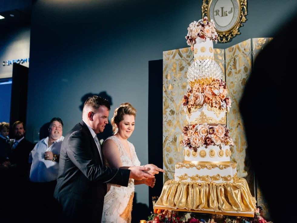 Wedding cake at W Austin