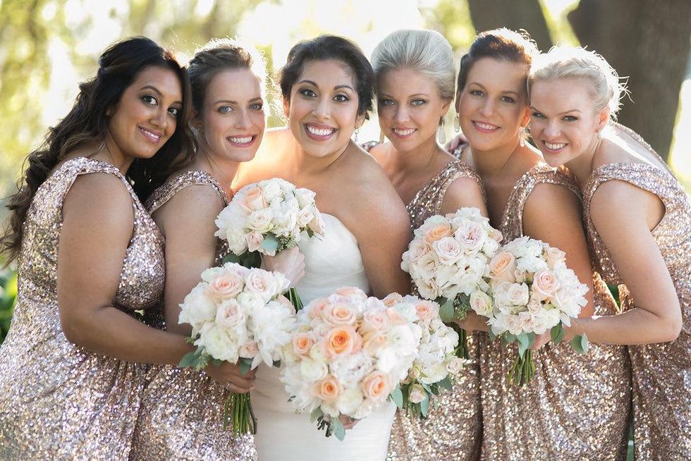 wedding Guerra Stump January 2015 Laura Sluzas, Bridget Hillsman, Lindsay Weiderhold, Jennifer Shahry, Crystal Martinez
