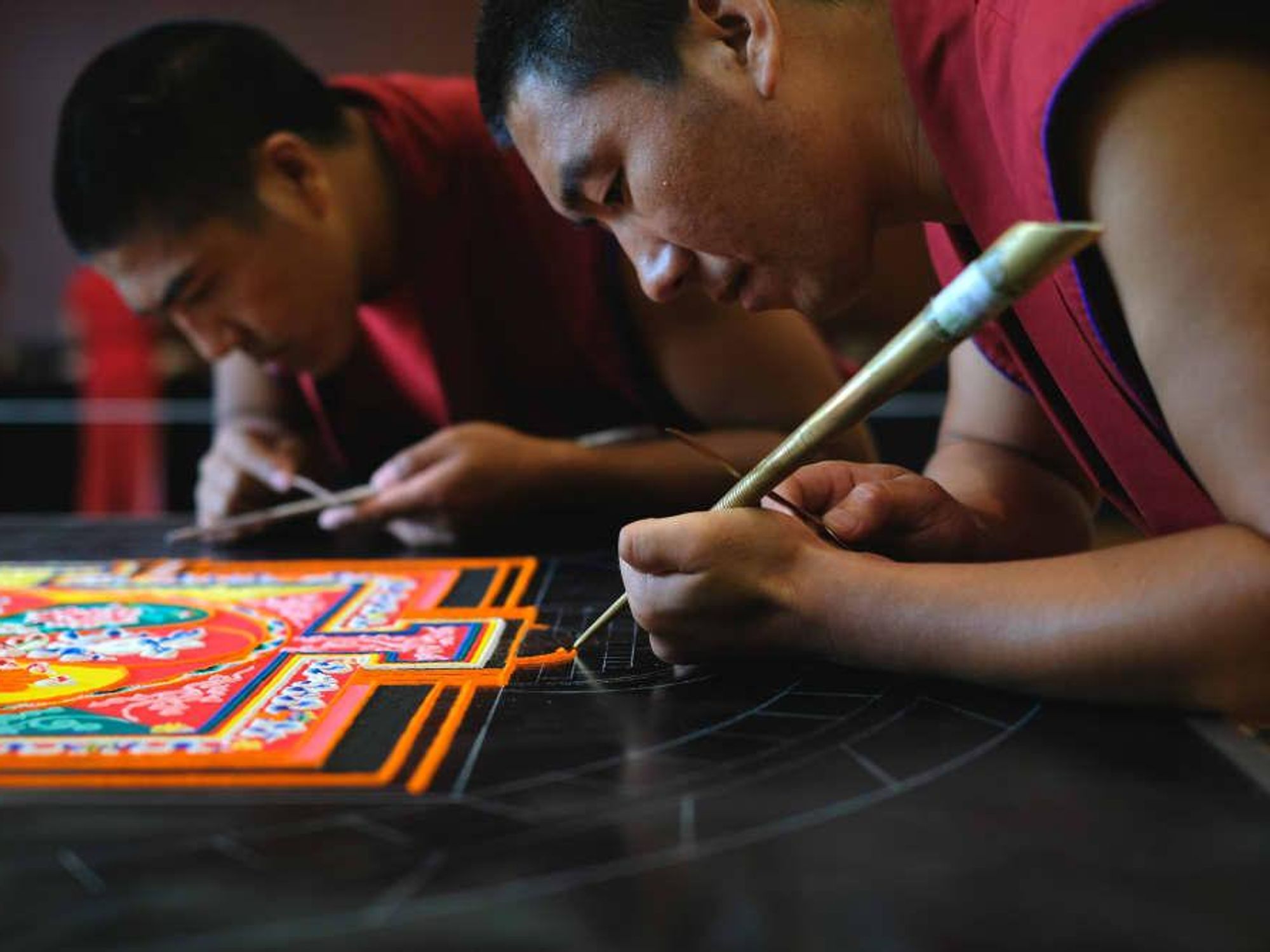 weekend events mystical arts of tibet monk mandala