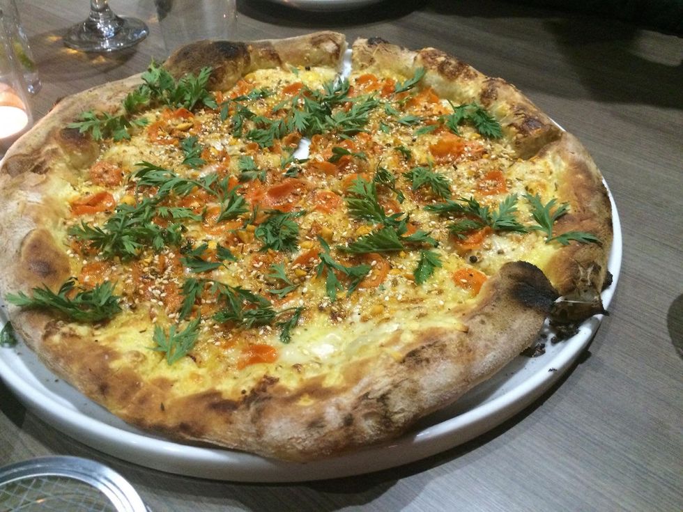 Weights and Measures carrot pizza