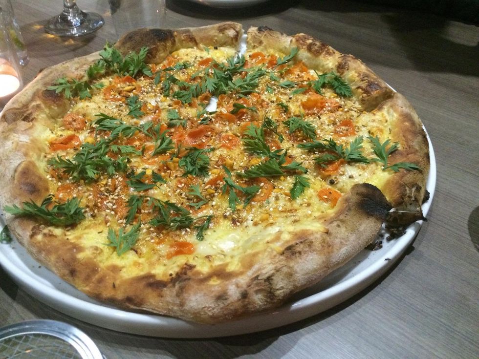 Weights and Measures carrot pizza