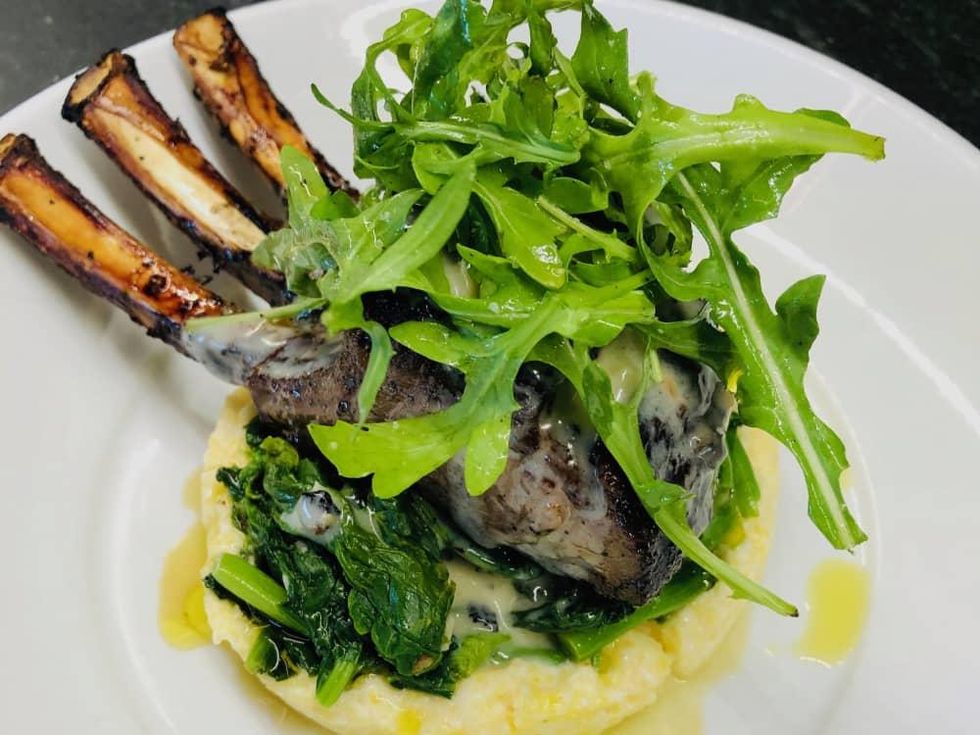 Weights + Measures rack of lamb