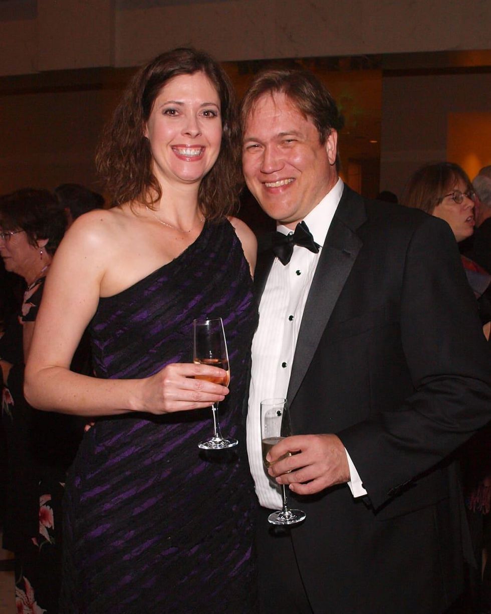 Welch Foundation banquet Christy Landes, Stephan Link