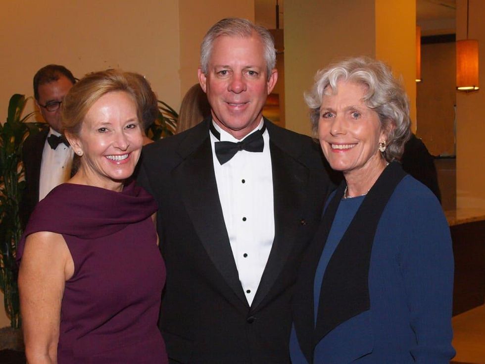 Welch Foundation banquet Debbie Robbins, Robert Robbins, Beth Robertson