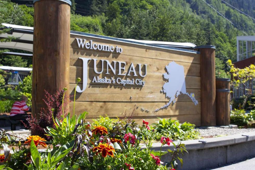 Welcome to Juneau sign