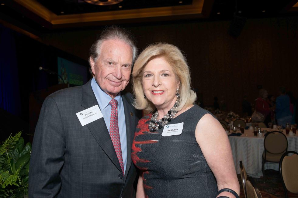 Welcome Wilson and Barbara Goldfield at the Center for Houston's Future luncheon March 2015