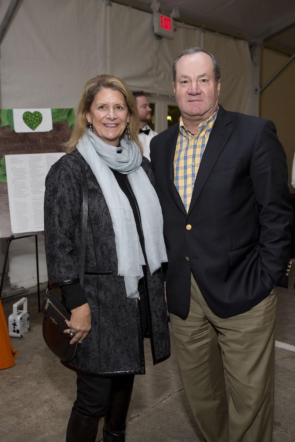 Wendy and Jeff Hines at the Memorial Park Conservancy benefit February 2015
