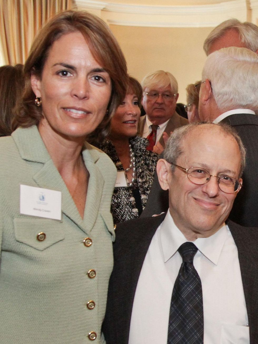 Wendy Craven and Elliot Gershenson at the Galveston Bay Foundation luncheon