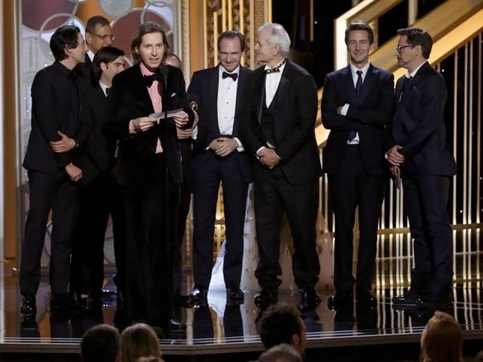 Wes Anderson at Golden Globes