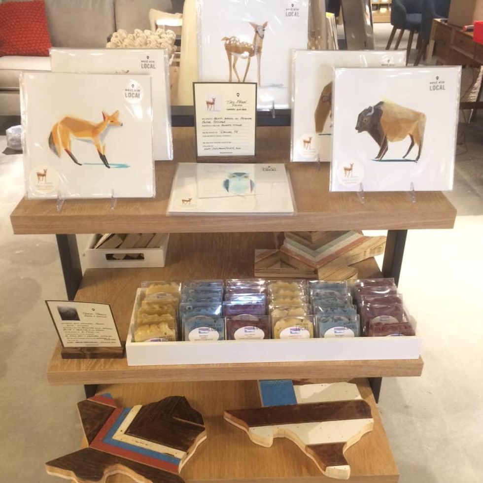 West Elm Local products at CityCentre store