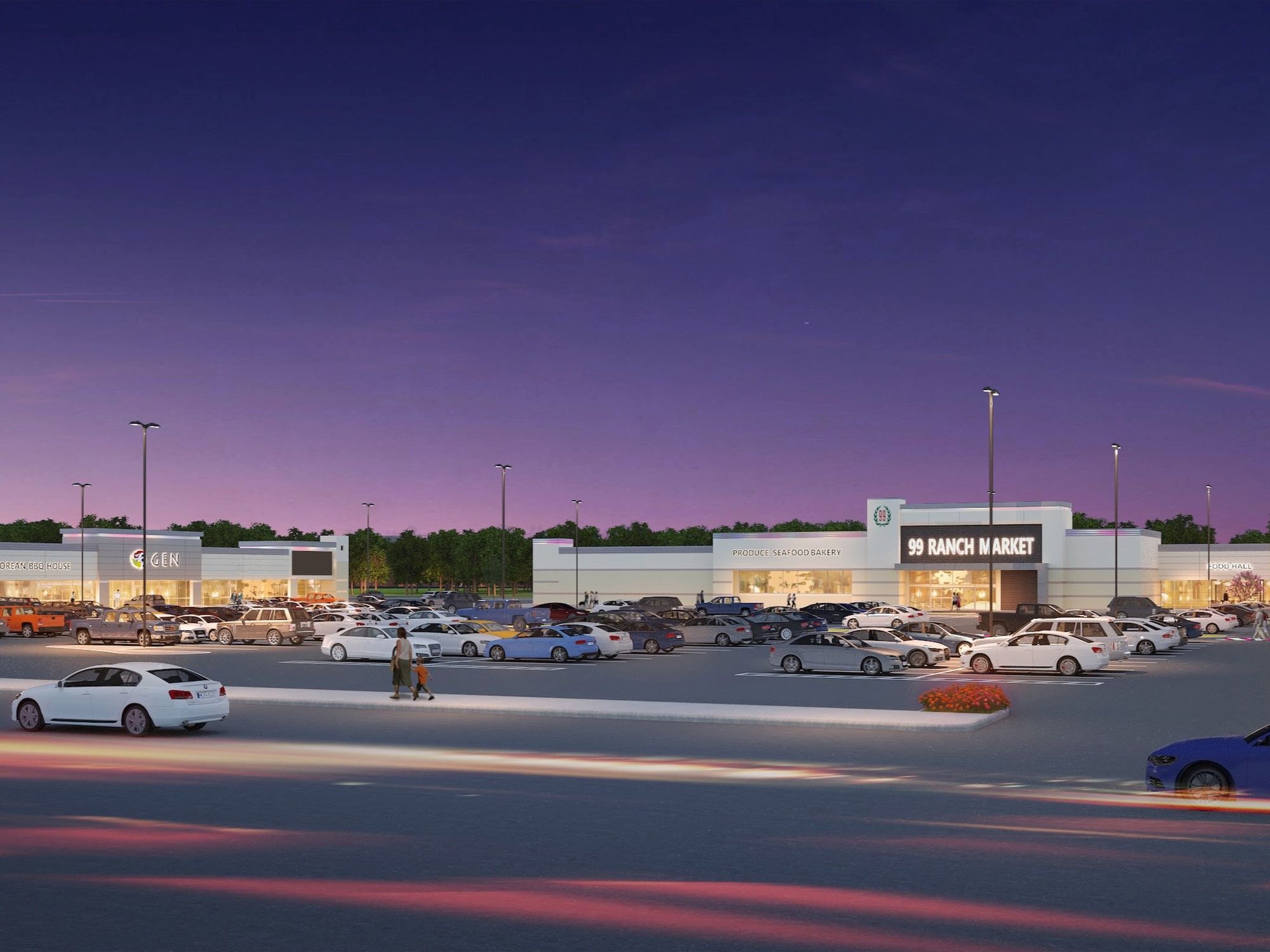 West on West shopping center rendering