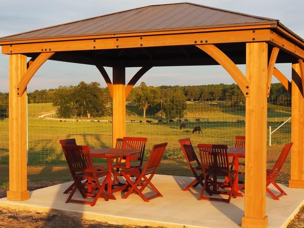 West Sandy Creek Winery gazebo
